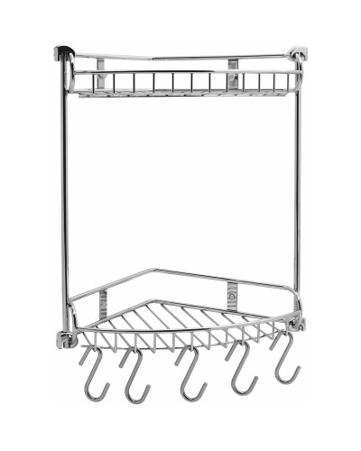 Полка корзина WasserKRAFT K-1222 угловая Хром