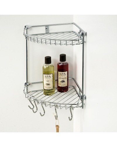 Полка корзина WasserKRAFT K-1222 угловая Хром