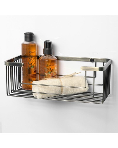 Полка корзина WasserKRAFT Exter K-744 Светлая бронза