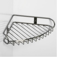 Полка корзина WasserKRAFT Ammer K-1511 угловая Хром матовый