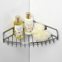 Полка корзина WasserKRAFT Ammer K-1511 угловая Хром матовый