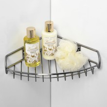 Полка корзина WasserKRAFT Ammer K-1511 угловая Хром матовый