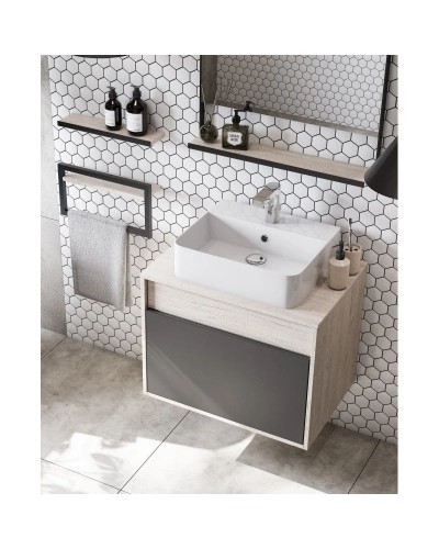 Полка дуб орегон Акватон Лофт Урбан 1A255503LQX50