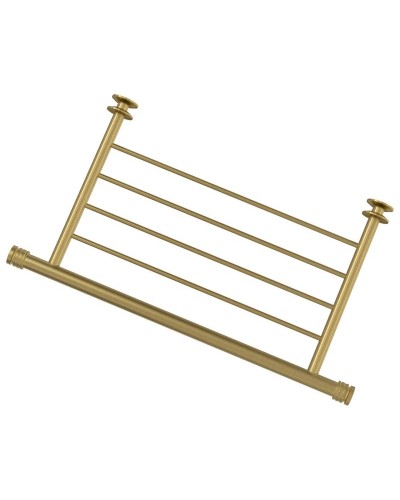 Полка для полотенец 43,8 см состаренная латунь Сунержа 051-2012-4370