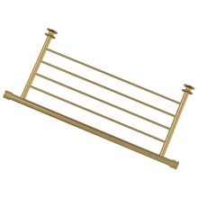 Полка для полотенец 53,8 см состаренная латунь Сунержа 051-2012-4470