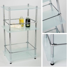 Стеклянная полка WasserKRAFT K-4033 Хром