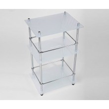 Стеклянная полка WasserKRAFT K-4033 Хром