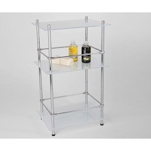 Стеклянная полка WasserKRAFT K-4033 Хром
