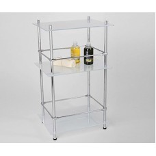 Стеклянная полка WasserKRAFT K-4033 Хром