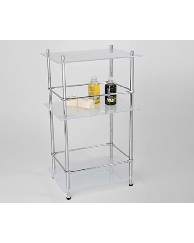Стеклянная полка WasserKRAFT K-4033 Хром