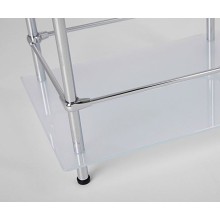 Стеклянная полка WasserKRAFT K-4033 Хром