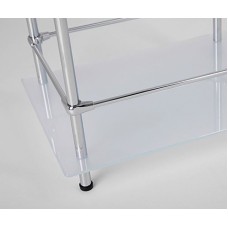 Стеклянная полка WasserKRAFT K-4033 Хром