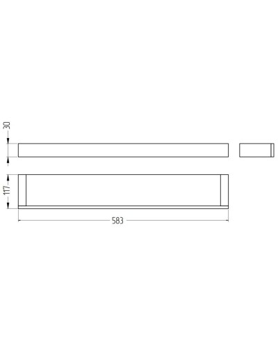 Полка 58,3 см Migliore Kvant 30237