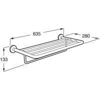 Полка для полотенец 63,5 см Roca Hotels 816379001