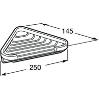 Полка угловая Roca Hotels Classic 815414001