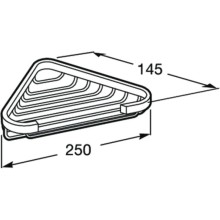 Полка угловая Roca Hotels Classic 815414001