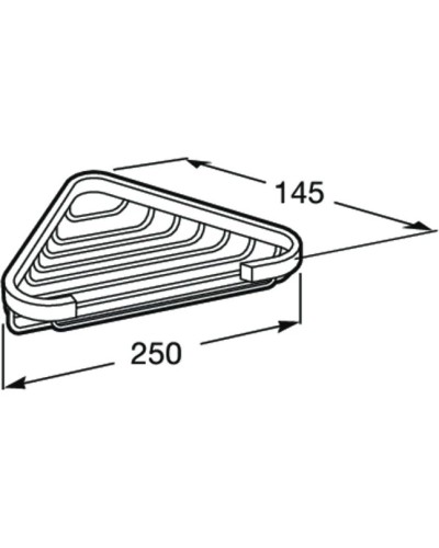 Полка угловая Roca Hotels Classic 815414001