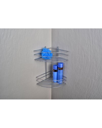 Угловая полка Fixsen FX-850-2 Хром