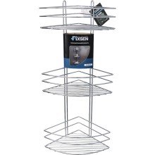 Угловая полка Fixsen FX-850-3 Хром