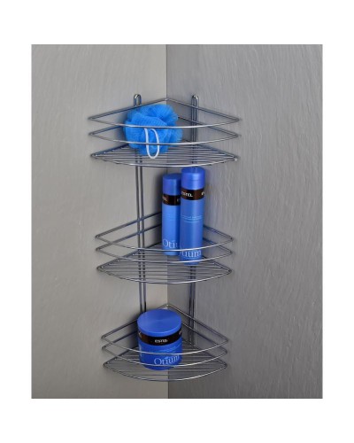 Угловая полка Fixsen FX-850-3 Хром