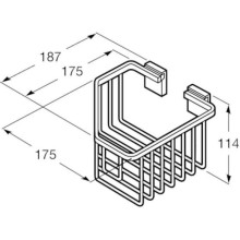 Полка Roca Rubik 816854024
