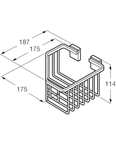 Полка Roca Rubik 816854024