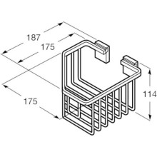 Полка Roca Rubik 816854001