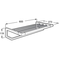 Полка для полотенец 60 см Roca Tempo 817032022
