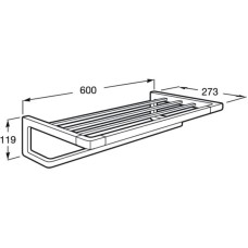 Полка для полотенец 60 см Roca Tempo 817032001