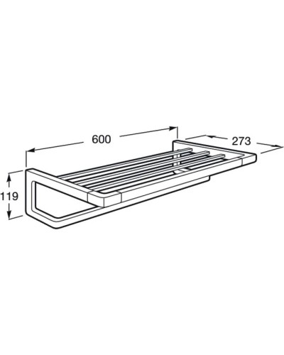 Полка для полотенец 60 см Roca Tempo 817032001