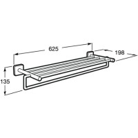 Полка для полотенец 62,5 см Roca Victoria 816660001