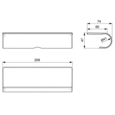 Полочка для смесителя Ideal Standard Ceratherm T50 A7215AA