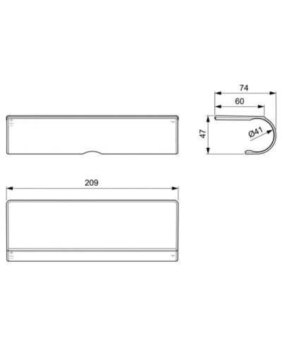 Полочка для смесителя Ideal Standard Ceratherm T50 A7215AA