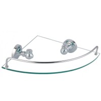 Угловая полка Fixsen Style FX-41103A Хром