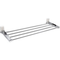 Полка для полотенец WasserKRAFT Leine K-5011W Хром Белая