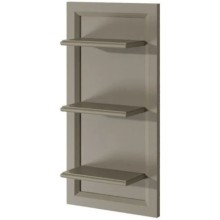 Панель с полками серый матовый Caprigo Jardin 10470-B021