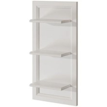 Панель с полками белый матовый Caprigo Jardin 10470-B031G