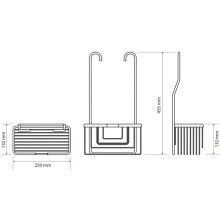 Полка 25 см Bemeta Cytro 153308332