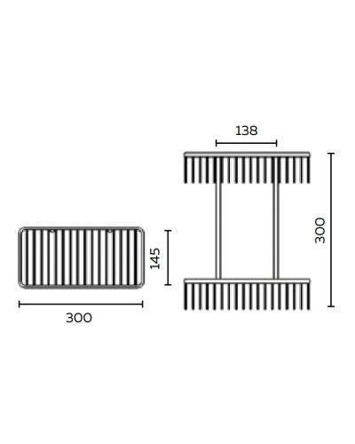 Полка 30 см AltroBagno AltroBagnoB082602Cr