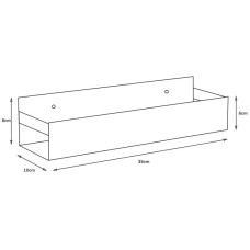 Полка 35 см Boheme Q 10965-MG