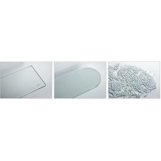 Стеклянная полка WasserKRAFT K-533 угловая Хром