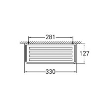 Полка подвесная CEZARES MAXIMA CZR-F-8917A