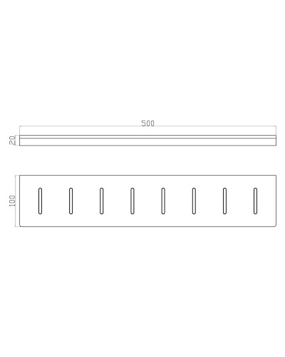 Полка для ванной WONZON & WOGHAND, Глянцевое золото (WW-9127-LG)