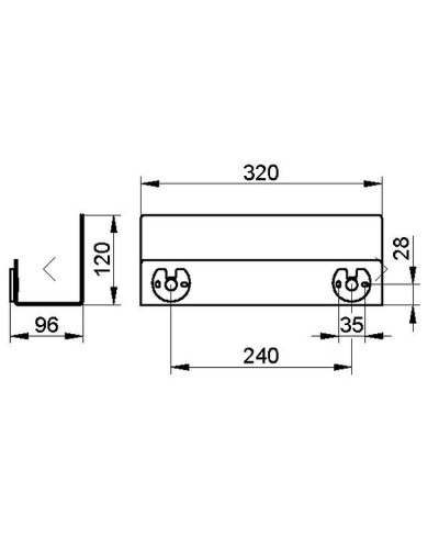 Полка корзина Keuco 24952 370000 Черная матовая