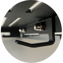 Металлическая полка Ravak Slim S X07P649 Черная