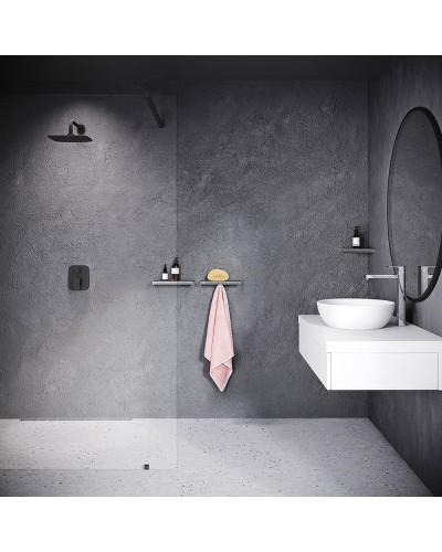 Металлическая полка Ravak Slim S X07P649 Черная