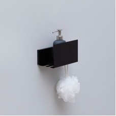 Металлическая полка Aquanet Магнум 20 274190 Черная матовая