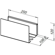 Металлическая полка Aquanet Магнум 20 274190 Черная матовая