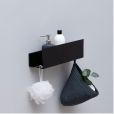 Металлическая полка Aquanet Магнум 50 274189 Черная матовая