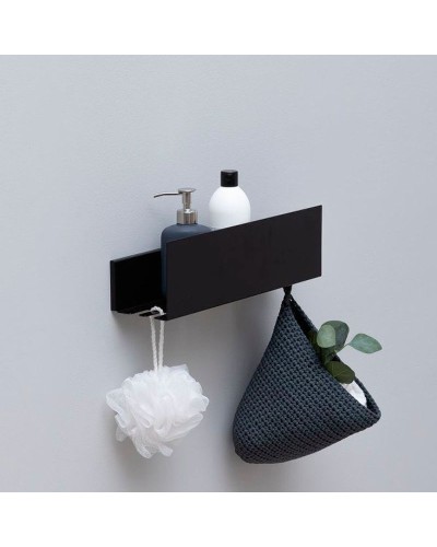 Металлическая полка Aquanet Магнум 50 274189 Черная матовая